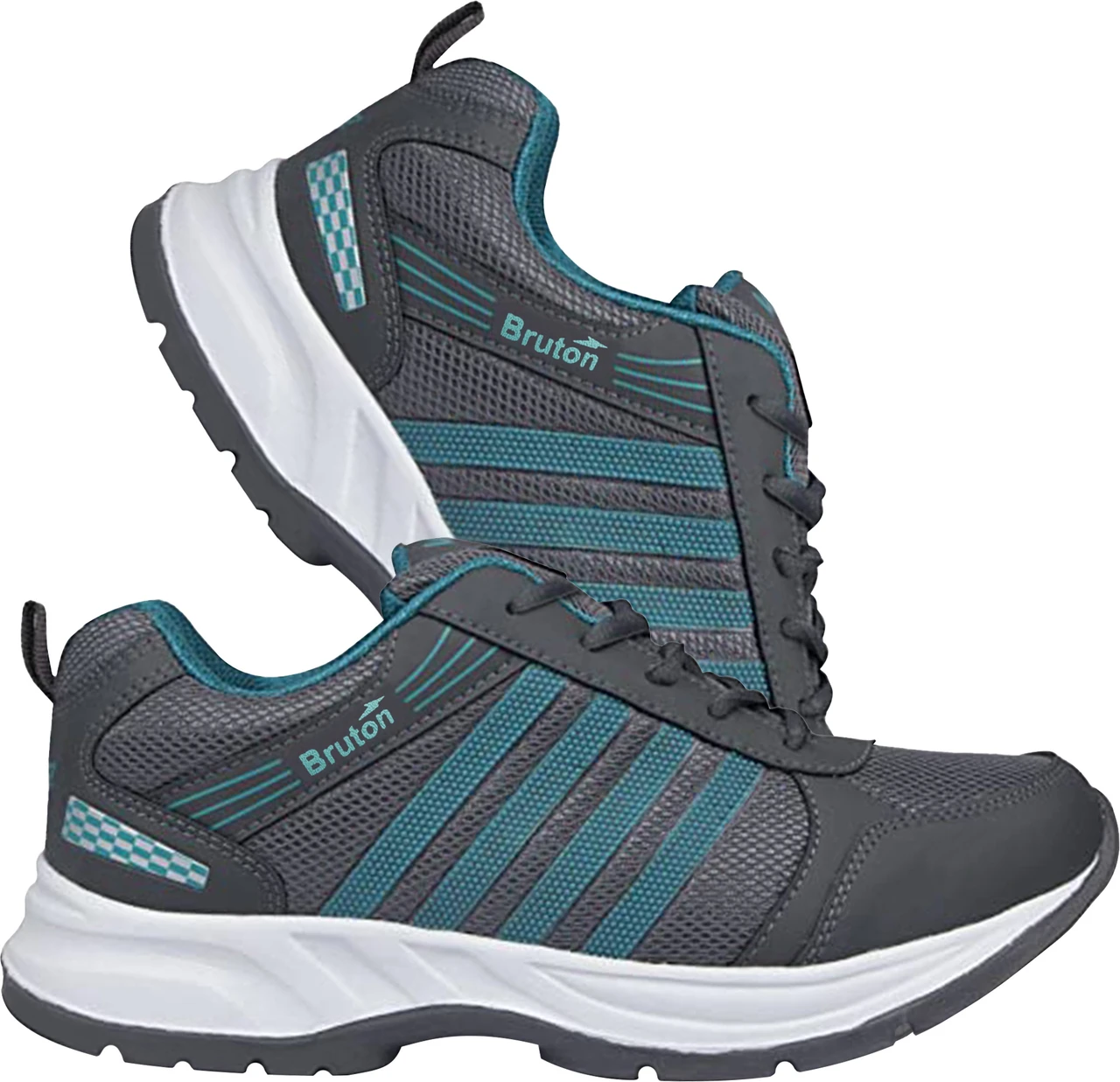Grey, Blue Shoes