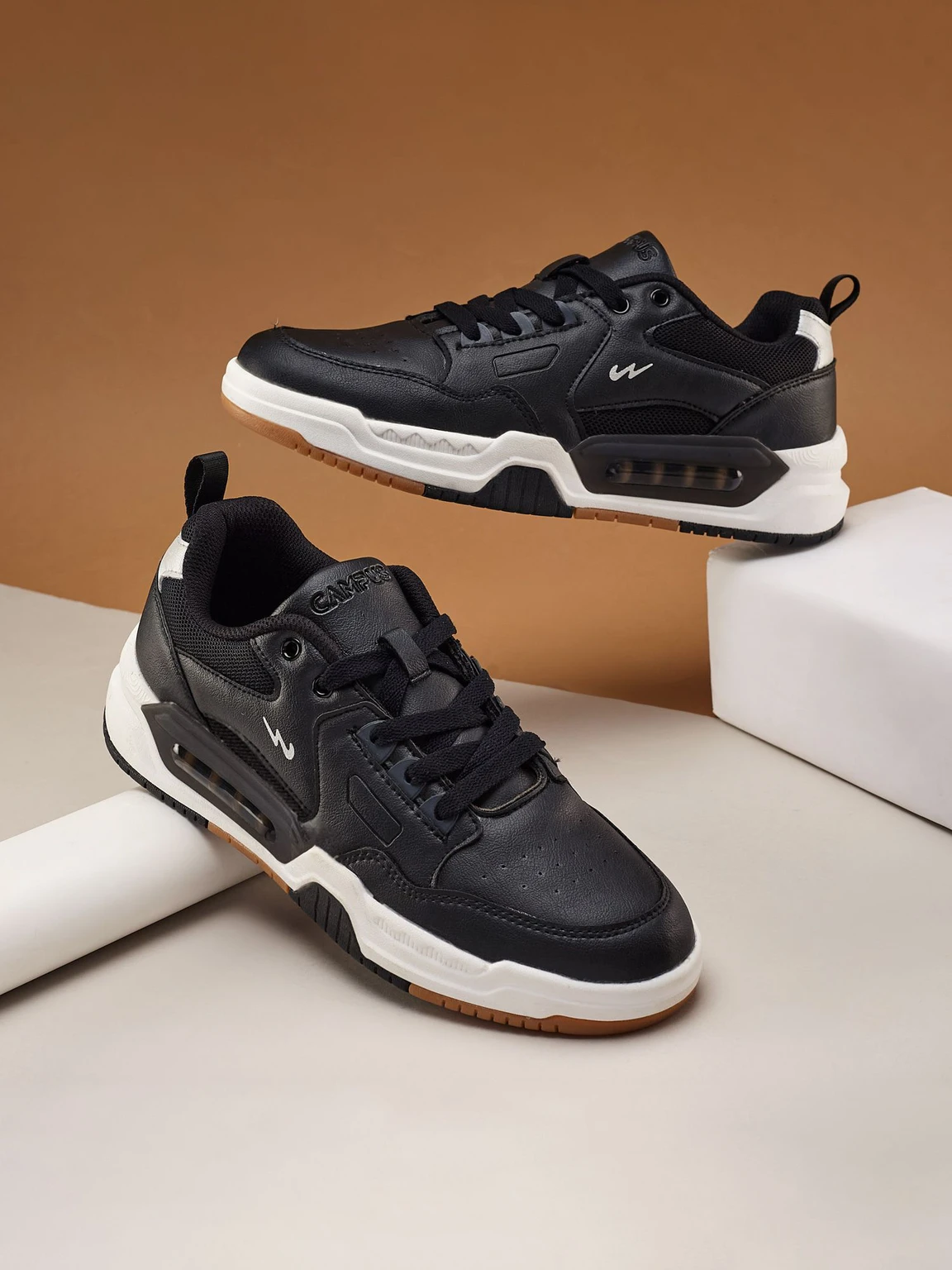 Sneakers For Men (Black , 6)