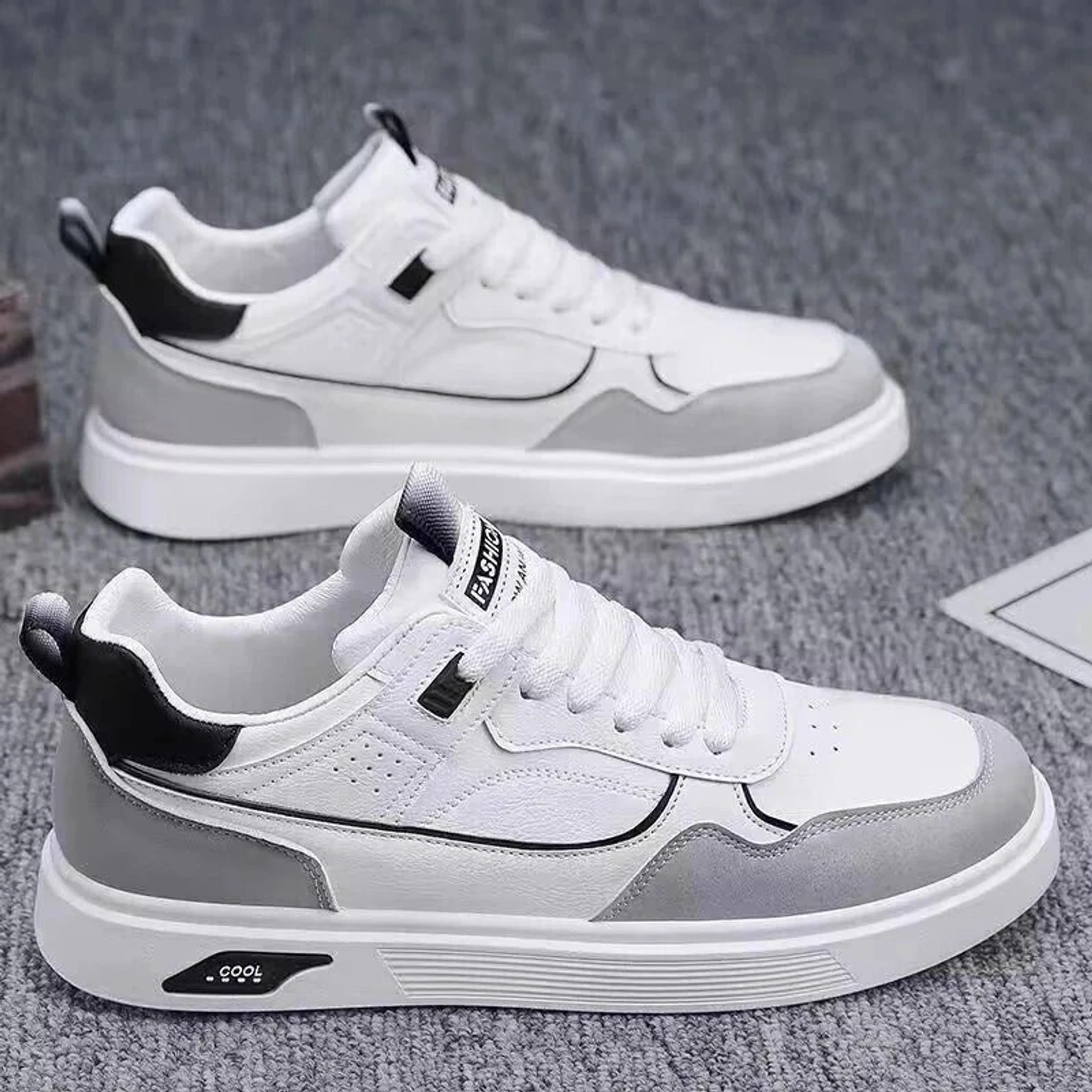 Echor ESGZWH03 Sneakers For Men (White , 10)